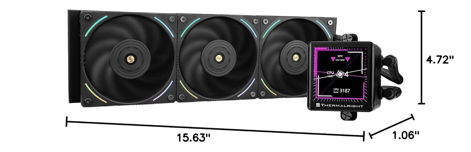 Thermalright Liquid Cooler Frozen Vision 360 ARGB Black Thermalright Liquid Cooler Frozen Vision 360 ARGB Black